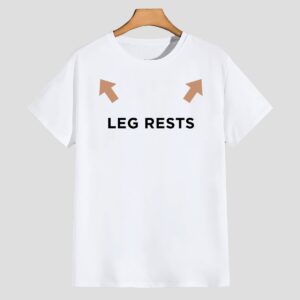 Leg rests savage printed t-shirt